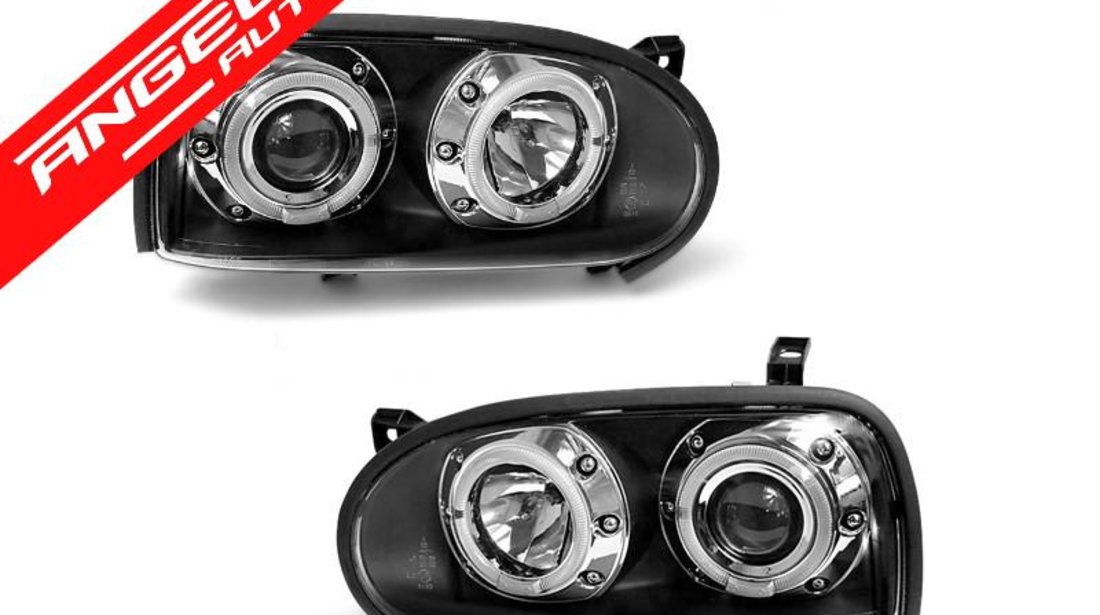 Faruri ANGEL EYES VW GOLF 3 1991-1997 Negre