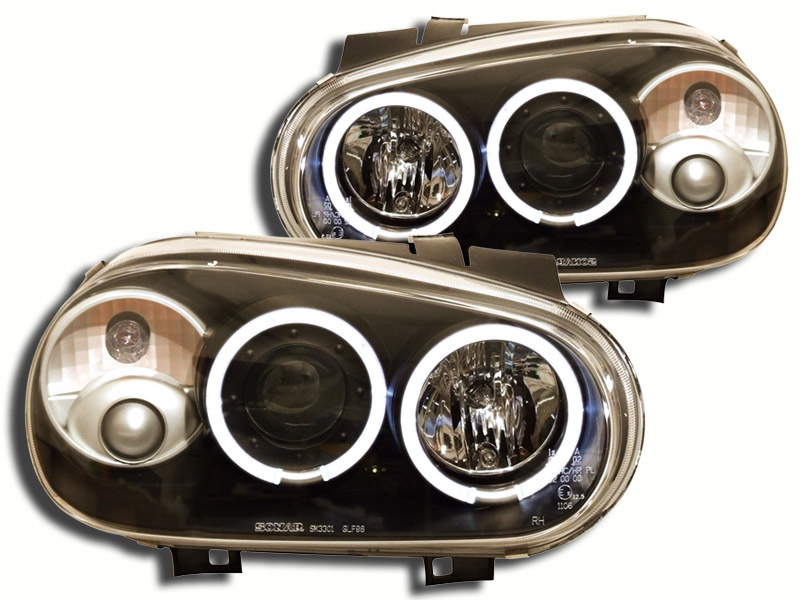 FARURI ANGEL EYES VW GOLF 4 FUNDAL BLACK -COD FKFSVW203