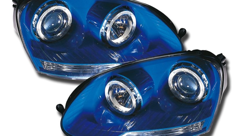 FARURI ANGEL EYES VW GOLF 5 FUNDAL ALBASTRU -COD FKFSVW8003