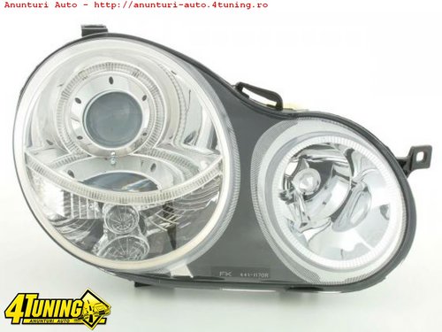 FARURI ANGEL EYES VW POLO 9N FUNDAL CROM oferta speciala C O Tuning