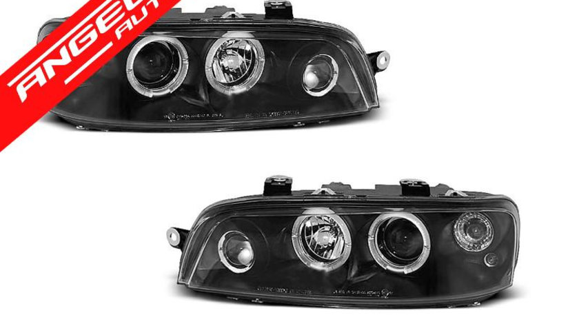 Faruri Angele Eyes FIAT PUNTO 2 1999-2003 Black