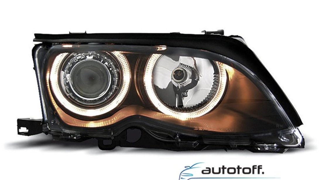 Faruri Angl Eyes BMW Seria 3 E46 Facelift (2001-2004)