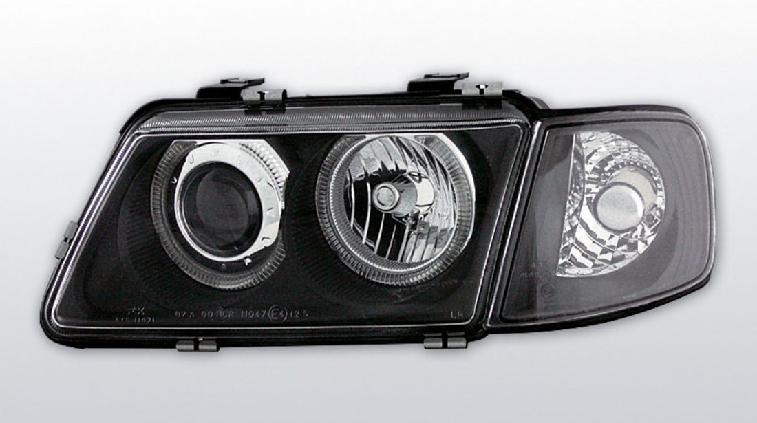 Faruri Audi A3 1996-2000 Angel eyes Negru