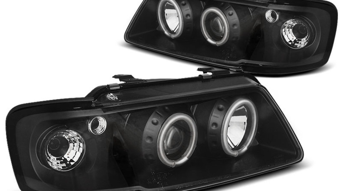 Faruri AUDI A3 8L 1996-2000 Angel eyes CCFL Negru