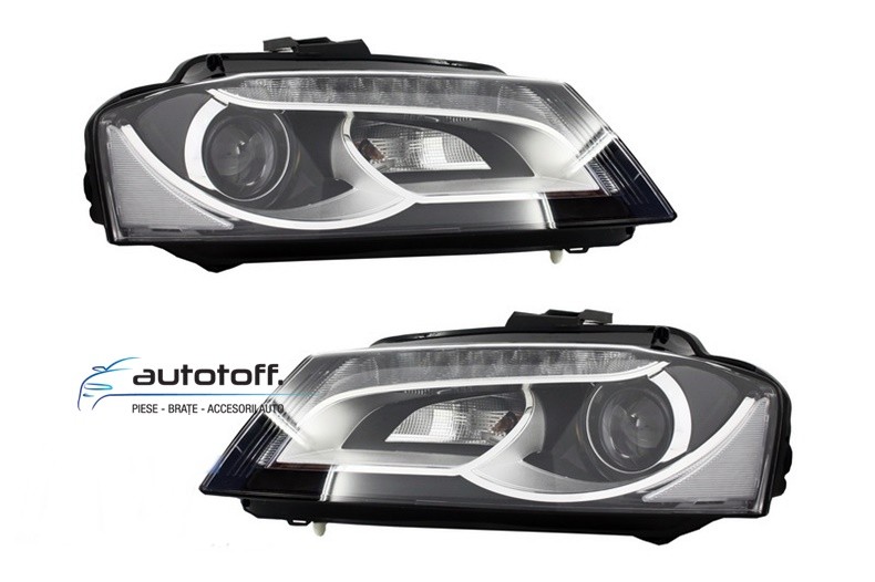 Faruri Audi A3 8P Facelift (09-13) model cu LED Facelift