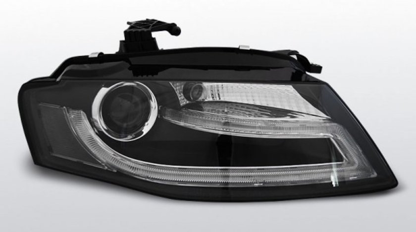 Faruri AUDI A4 B8 04.08-11 TRU DRL Negru