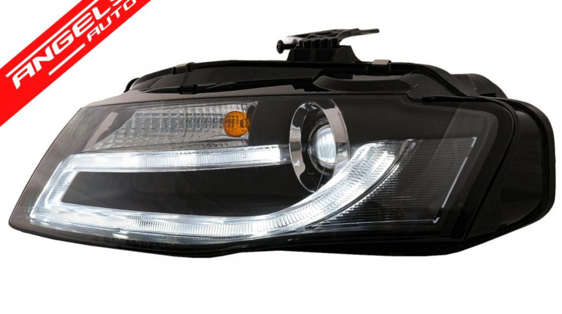 Faruri AUDI A4 B8 8K (2008-2011) Lumina De Zi LED DRL Xenon Design LHD