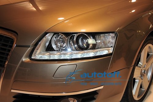 Faruri Audi A6 4F C6 cu LED lumini de zi