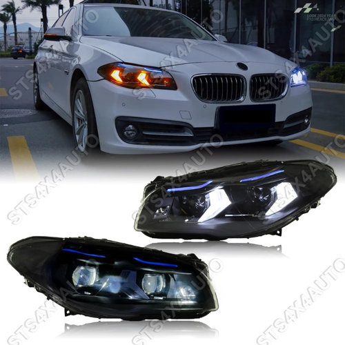 FARURI BI-LED CU DAYLINE SI LED SEMNALIZARE PENTRU BMW 5-SERIES F10 F11 2010-2017 [V3]