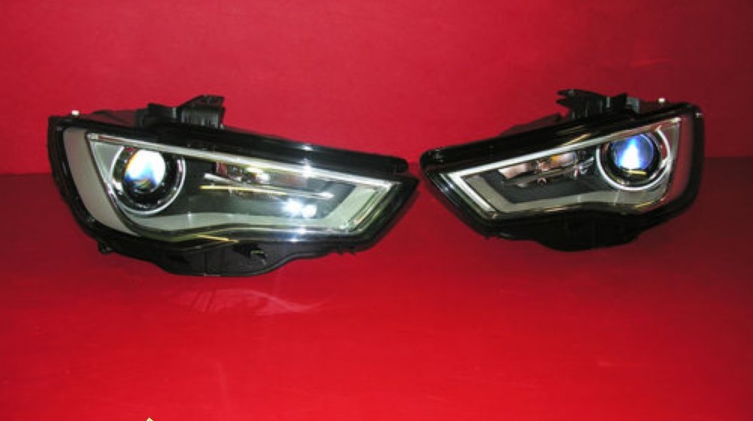 Faruri bi xenon Audi a3 8v 2012 led tfl