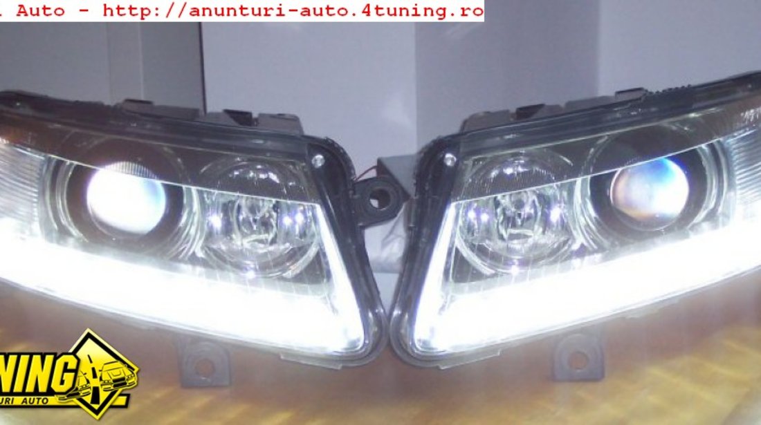 Faruri bi xenon Audi A6 4F 2005 2011 led tfl