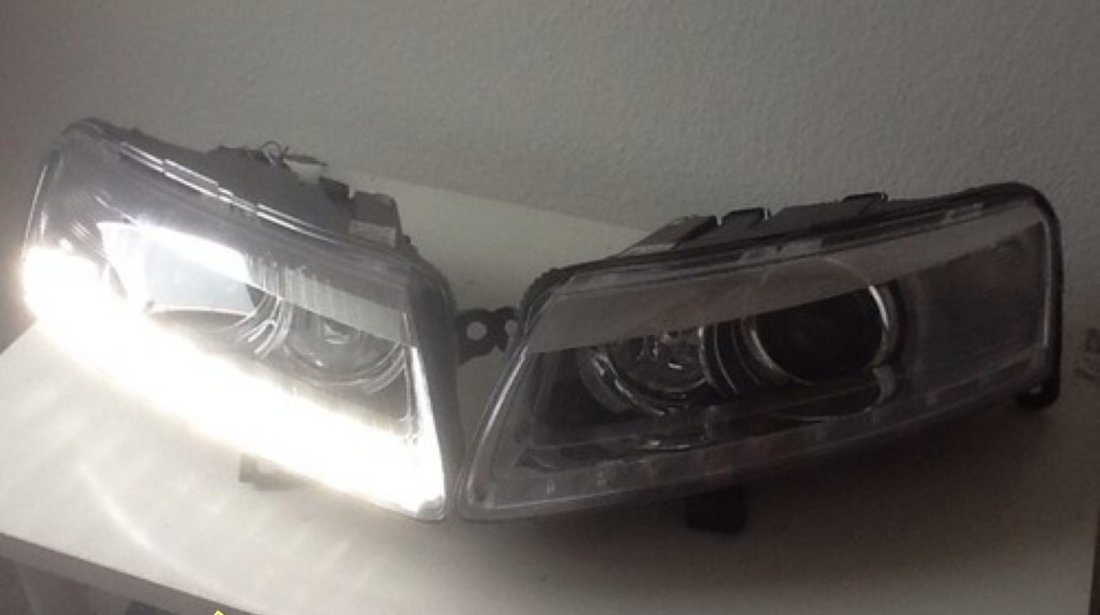 Faruri bi xenon Audi A6 4F 2005 2011 led tfl