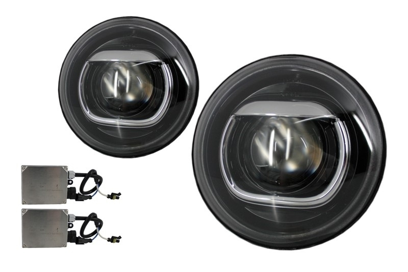 Faruri Bi-Xenon compatibil cu Jeep Wrangler JK (2007-2017) HLJEWJKB