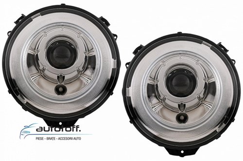 Faruri Bi-Xenon compatibile cu Mercedes G-Class W463 (05-17) Crom Design