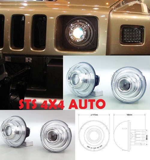FARURI BI-XENON HUMMER H2 CU LUPA