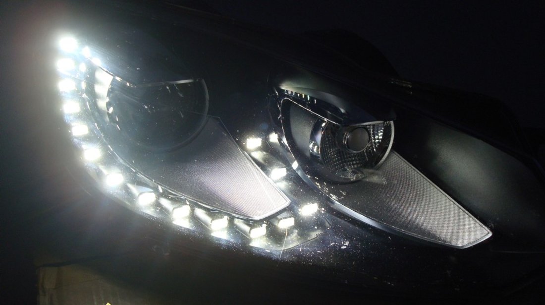 Faruri bi xenon VW GOLF 6 led tfl