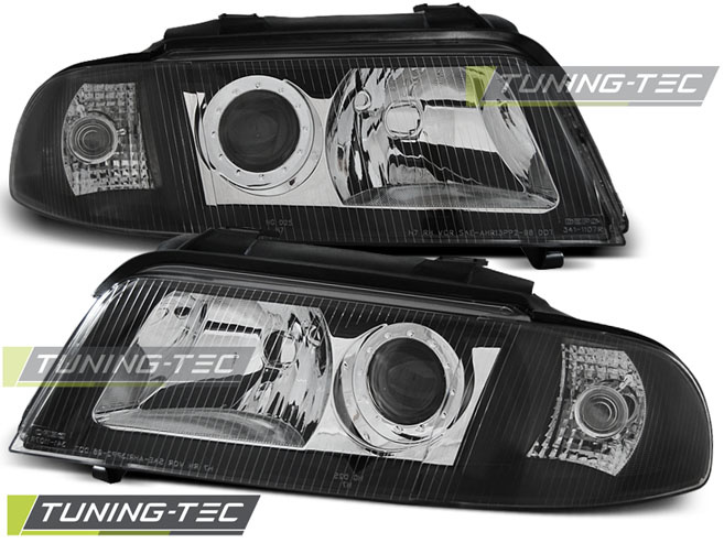 Faruri BLACK compatibila AUDI A4 01.99-11.00