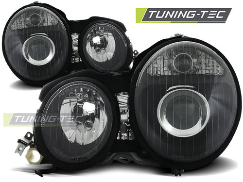 Faruri BLACK compatibila MERCEDES W210 E-KLASA 95-05.99