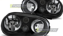 Faruri BLACK compatibila VW GOLF 4 09.97-09.03