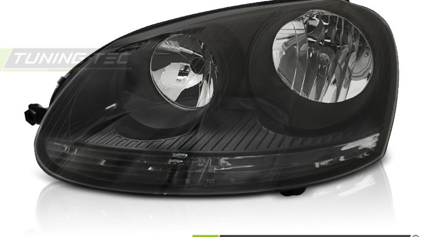 Faruri BLACK LEFT SIDE TYC compatibila VW GOLF 5 10.03-09