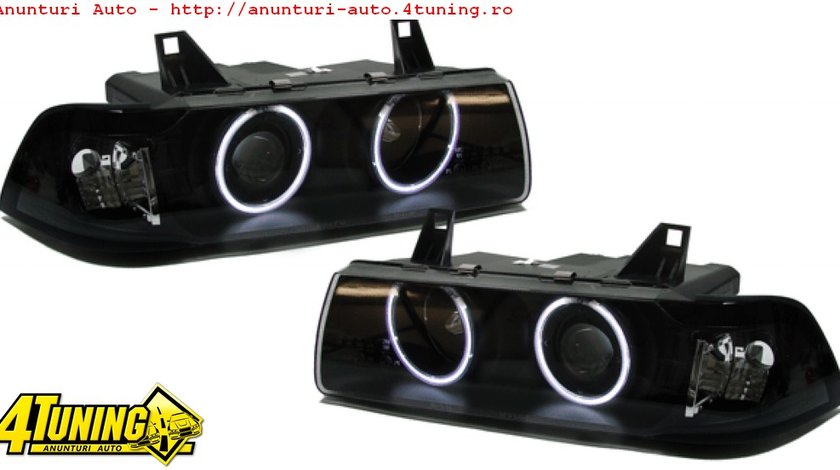 Faruri BMW E36 Coupe Cabrio CCFL Negru