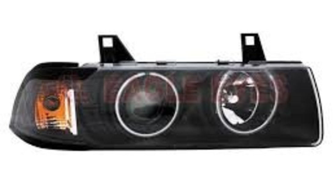 Faruri BMW E36 Sedan Touring1990-1999 Angel eyes CCFL Negru