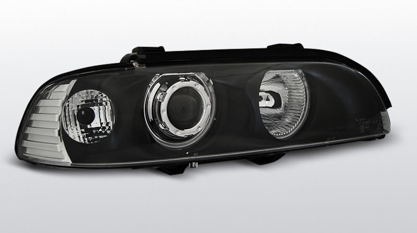Faruri BMW E39 1995-2003 Angel eyes CCFL Negru