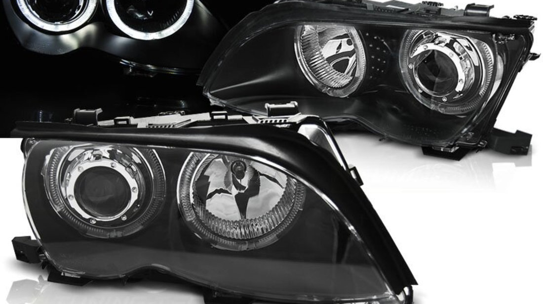 Faruri Bmw E46 facelift (LED angel eyes)