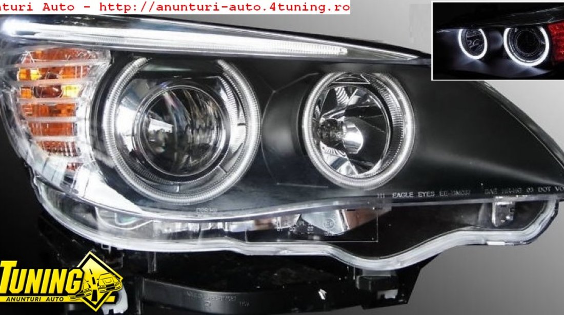 Faruri BMW E60 E61 angel eyes CCFL / LCI look