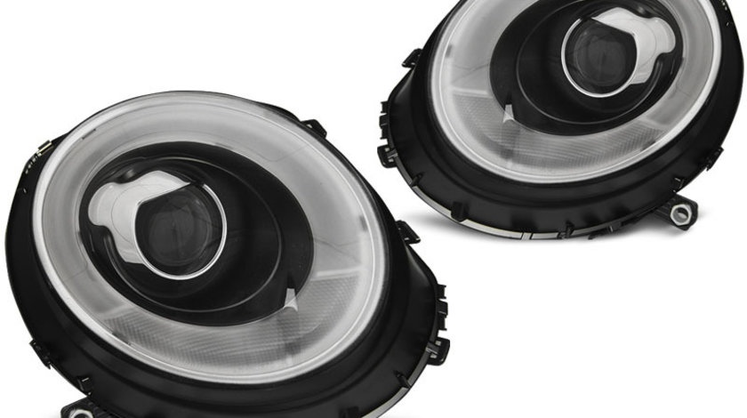 Faruri BMW Mini ( Cooper ) 2006-2014 model Tube Light Negru