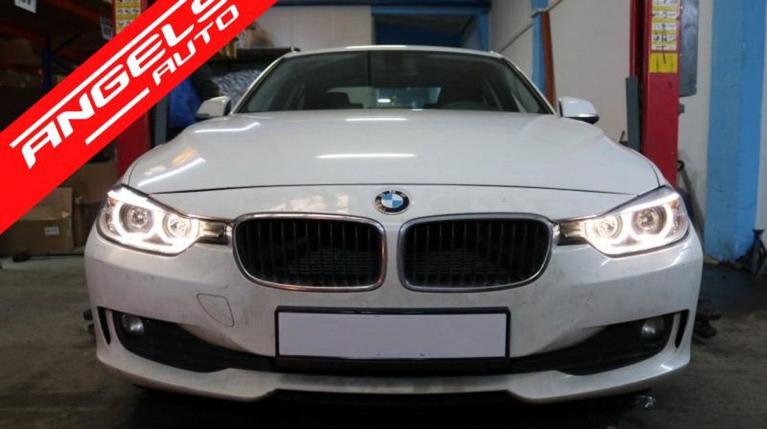 Faruri BMW Seria 3 F30 F31 (2011-2015) Angel Eyes Xenon look