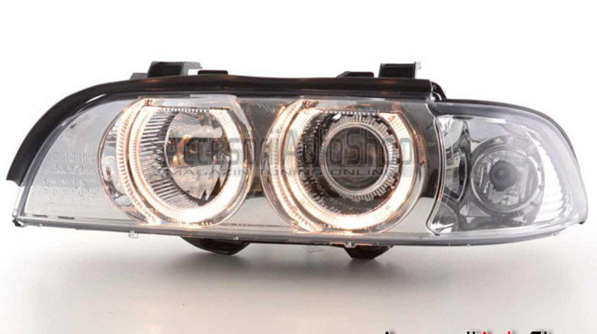 Faruri BMW Seria 5 E39 D2S Xenon Chrome Look