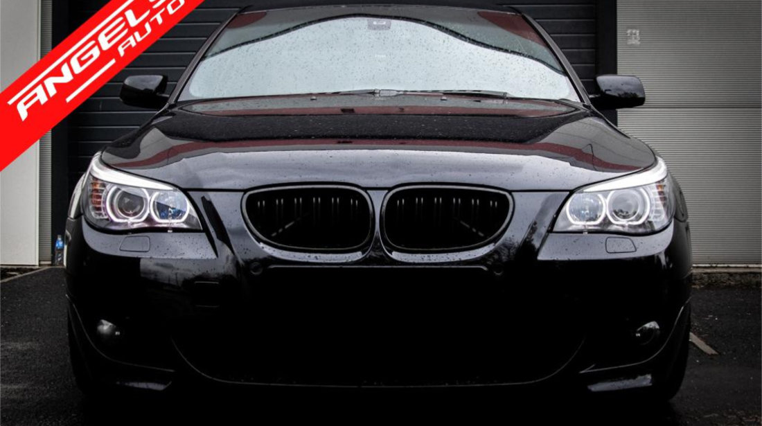 Faruri BMW Seria 5 E60 Angel Eyes (2003-2007) LCI Design