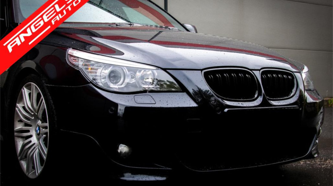 Faruri BMW Seria 5 E60 Angel Eyes (2003-2007) LCI Design