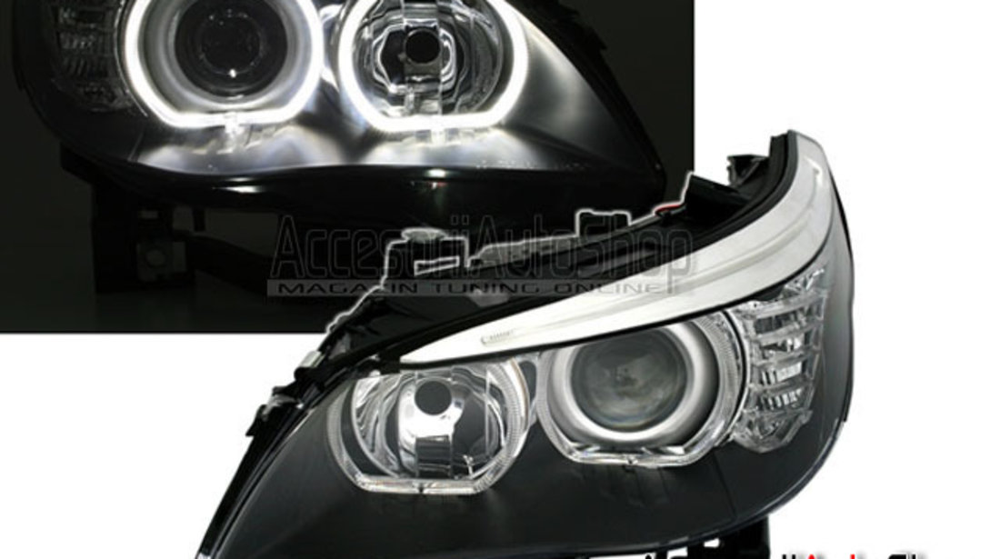 Faruri BMW Seria 5 E60 E61 DTM ANGEL EYES ALB 2003-2011