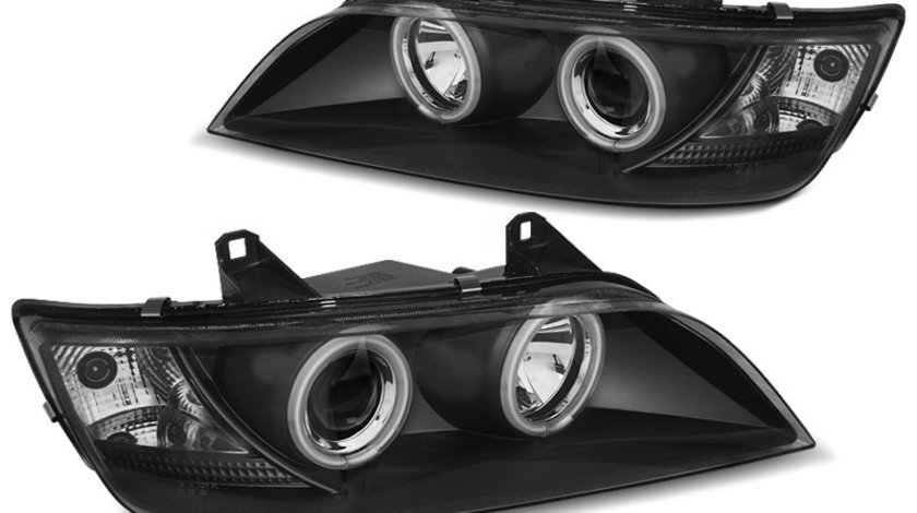 Faruri BMW Z3 1996-2002 Angel eyes CCFL Negru