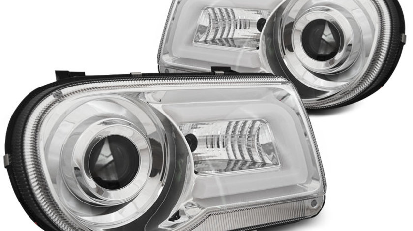 Faruri Chrysler 300C 2005-2010 Cromat Tube Light