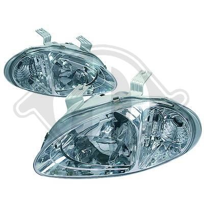 FARURI CLARE HONDA CIVIC CRX DEL SOL FUNDAL CROM -COD 5205780