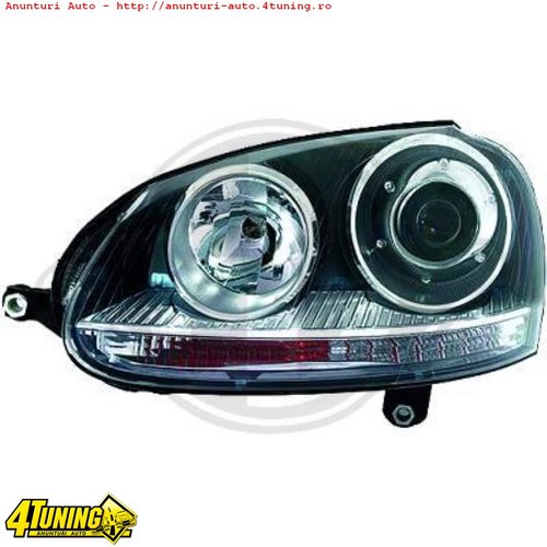 FARURI CLARE PENTRU VW GOLF V FUNDAL BLACK MODEL R32