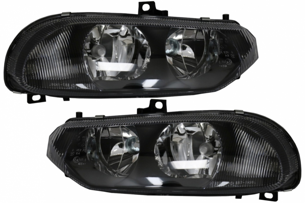 Faruri compatibil cu Alfa Romeo 156 (10.1997 - 06.2003) Negru HLAR156B