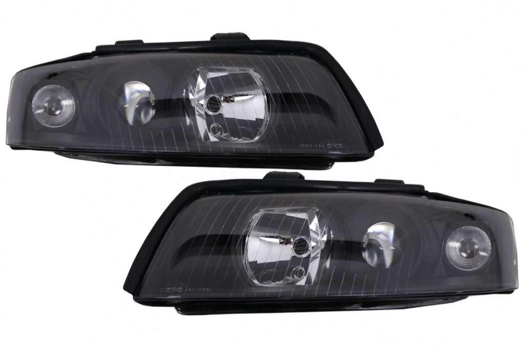Faruri compatibil cu AUDI A4 B6 (2000-2004) Negru HLAUA4B6