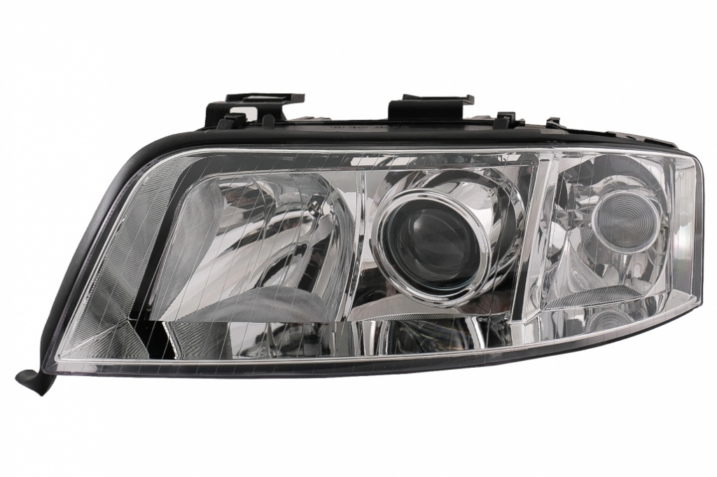 Faruri compatibil cu Audi A6 4B C5 Sedan Avant (2001-2004) Crom Partea Stanga HLAUA64BCL