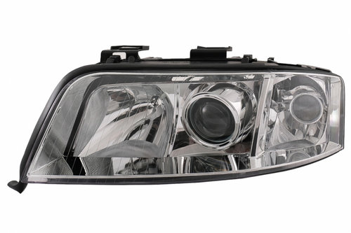 Faruri compatibil cu Audi A6 4B C5 Sedan Avant (2001-2004) Crom Partea Stanga HLAUA64BCL