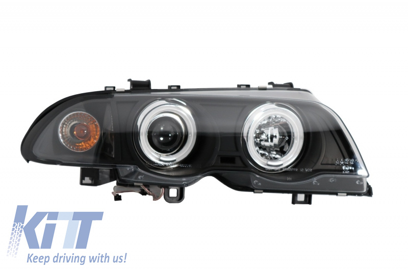 Faruri compatibil cu BMW E46 Limousine (1998-2001) Angel Eyes SWB02ABCCFL