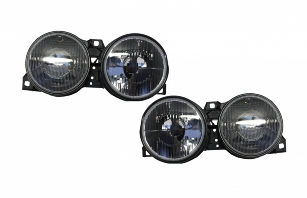 Faruri compatibil cu BMW Seria 3 E30 (11.1982-06.1994) Negru SWB05X