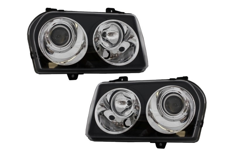 Faruri compatibil cu CHRYSLER 300 05-08 Negru SWCH300