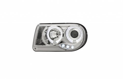 Faruri compatibil cu Chrysler 300C (2005-2010) Angel Eyes Crom SWCH01