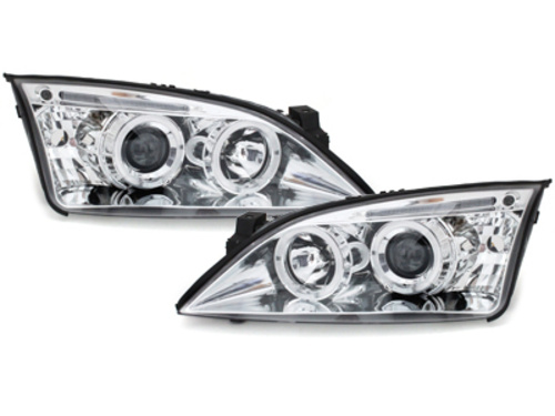 Faruri compatibil cu Ford Mondeo (09.2000-05.2007) Angel Eyes Crom SWF10
