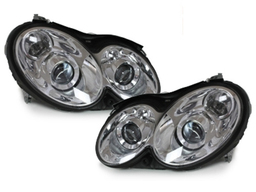 Faruri compatibil cu MERCEDES Benz CLK W209 (2003-2008) Crom SWMB17D
