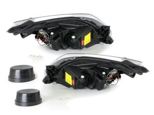 Faruri compatibil cu Opel Astra H (03.2004-2009) Angel Eyes Crom SWO13